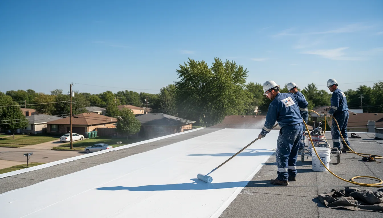 Commercial roof coating in Ponca, AR near me